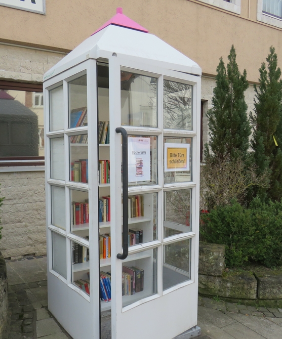 Bücherzelle in Bad Überkingen